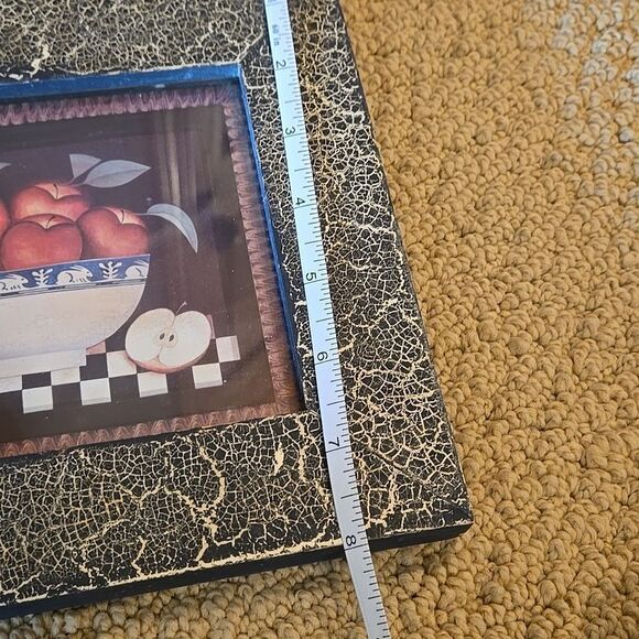 Folk Art Diane Ulmer Pedersen Apples in Bowl Primitive Still Life Print Cottage - Picture 10 of 16